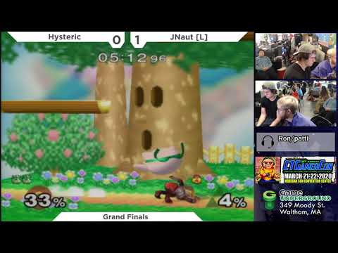 N.E. Melee Arcadian 7 - Hysteric (Jigglypuff) vs. JNaut [L] (Sheik, Fox) - SSBM GF