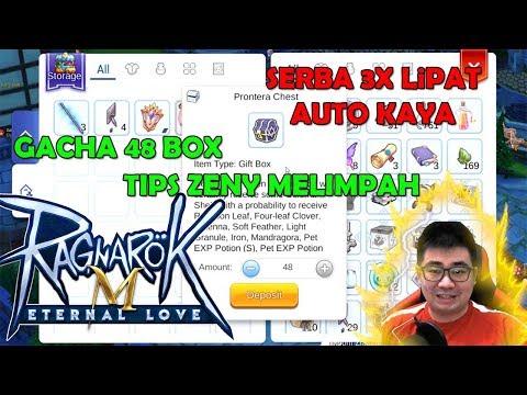 NIKMAT! 7 Keuntungan Buat 3 Char 1 ID + Gacha 48 Box Prontera Ragnarok Eternal Love (zeny melimpah) Video