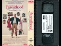 Opening Closing To Parenthood US VHS 1990