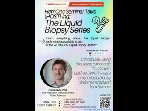 (HOST)-ing: The Liquid Biopsy Series with Frank Kuhr, PhD, featuring Menarini Silicon Biosystems
