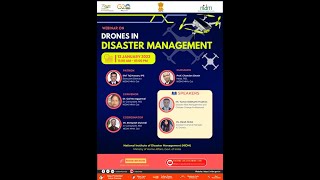 Webinar on Drones in Disaster Management.| DISASTER IN INDIA | MHA | COVID-19 | DRR | DM ACT 2005