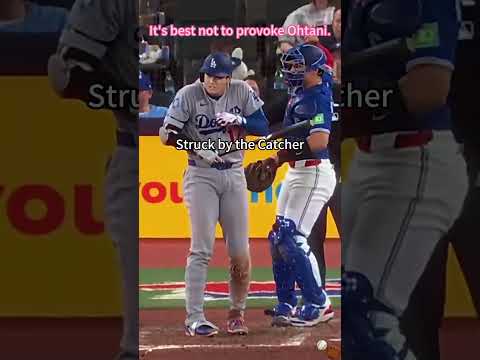 Never try to make him angry🥶#mlb #baseball #ohtani #dodgers