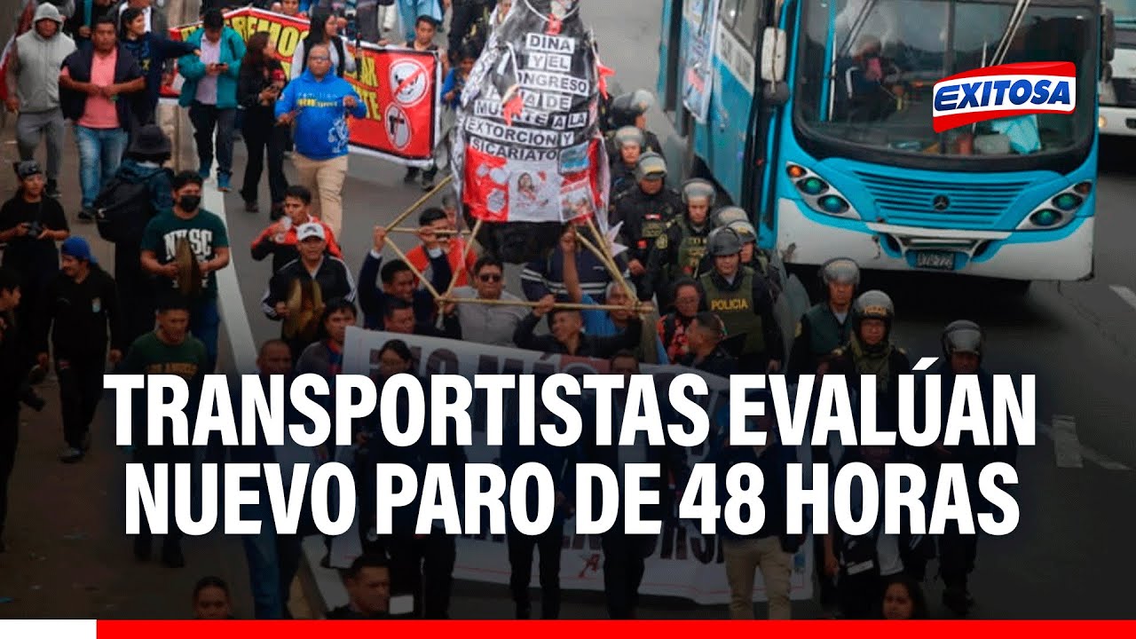 🔴🔵 Gremio de Transporte Unido da iniciará paro si Gobierno no da souciones contra extorsión