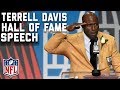 Terrell Davis' Hall of Fame Speech | 2017 Pro Football Hall of Fame | NFL Terrell Davis' Hall of Fame Speech | 2017 Pro Football Hall of Fame | NFL