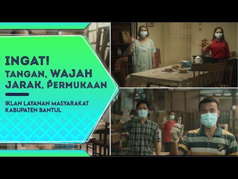 Ingat! Tangan, Wajah, Jarak, Permukaan | ILM