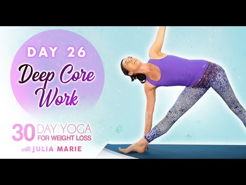 Yoga for Weight Loss Agility Flow ♥ Essential Core & Abs Workout | 30 Day Yoga w/ Julia Marie Day 26