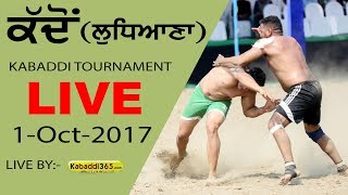  Kaddon (Ludhiana) Kabaddi Touranament 1 Oct 2017