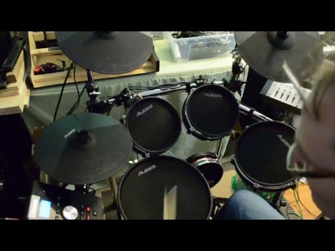 various drum kits on the alesis crimson