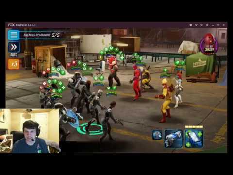 Playing with my new shiny Ultron! - Arena and Blitz - Marvel Strike Force