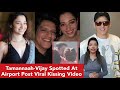 Tamannaah Bhatia Vijay Varma Clicked At Airport Post The Video Of Them Kissing In Goa Went Viral