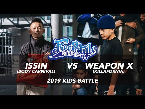 Issin vs WeaponX Freestyle Session 2019 Kids Battle and Tie Breaker Round