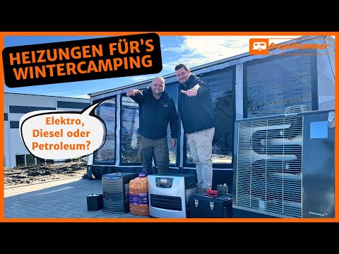 Awning heaters for winter camping tested - [Ecomat, Zibro, mobile parking heater, Airrex]