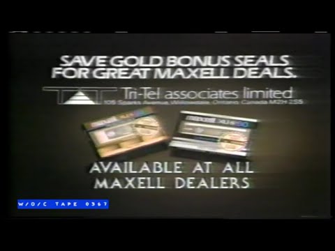 WOC Tape 0367 Commercial Compilation - 1985