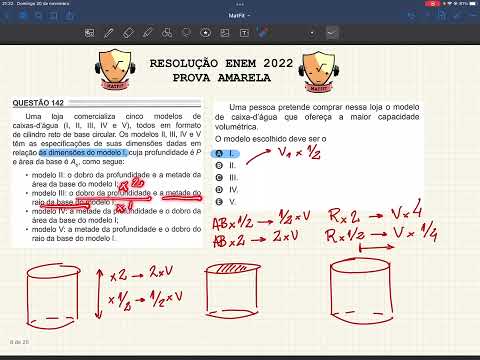QUESTÃO 142 | ENEM 2022 | CADERNO AMARELO