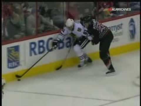 Hurricanes - Blackhawks Highlights (1/30/10)