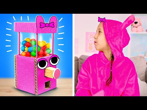 I Like My Sprunki Candy Machine 🩷🍬 Let's Create Cardboard Crafts 🤩