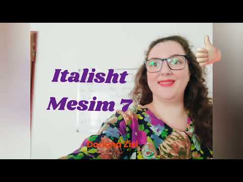 Emisioni i gjuhes italiane.Mesimi 7 nga Doriana Zisi