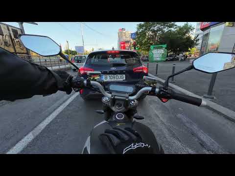 Cu moto electric, Super SOCO TSX, prin Bucuresti