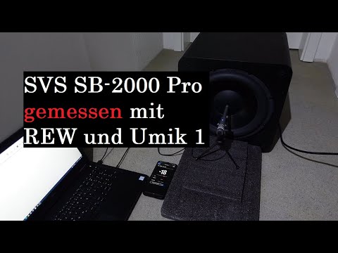 SVS SB-2000 Pro Subwoofer gemessen mit REW und Umik 1