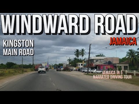 Driving from Windward Road to Liquanea Jamaica