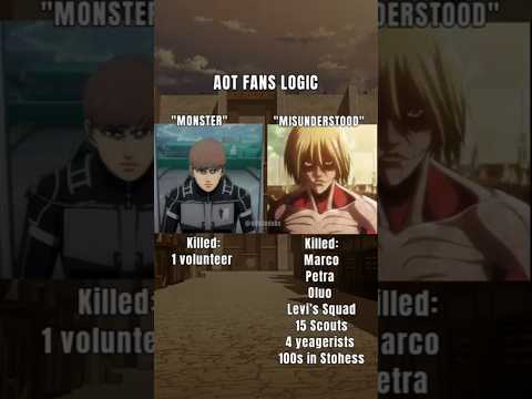 Attack on Titan Logic Be Like: Floch Bad, Annie Sad 😭