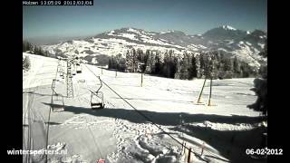 preview picture of video 'Toggenburg Wolzenalp webcam time lapse 2011-2012'