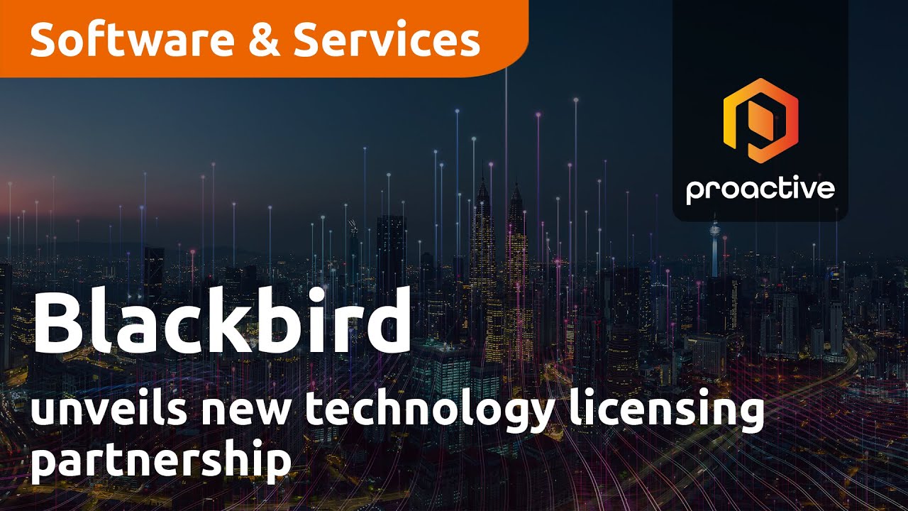 Blackbird unveils new technology licensing partnership