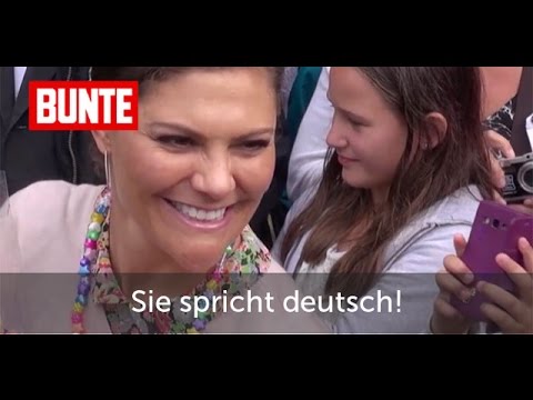 Victoria von Schweden: Sie spricht deutsch! - BUNTE TV