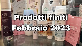 Empty 2/2023: Prodotti finiti di Febbraio