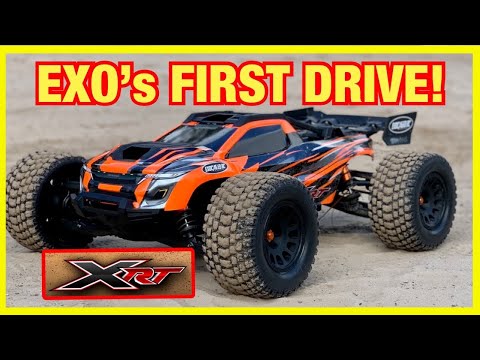 Exo’s FIRST DRIVE TRAXXAS XRT!!