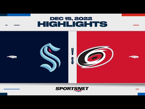 NHL Highlights | Kraken vs. Hurricanes - December 15, 2022