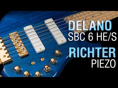 Delano SBC 6 HE/S + Richter Piezo & Electronics // Maruszczyk Frog 6a Headless