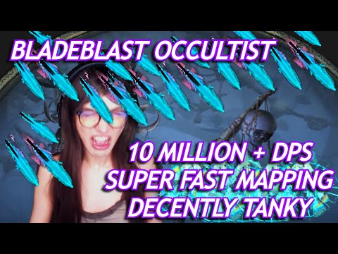 [POE 3.18] BEST BUDGET SENTINEL BUILD (SLEEPER OP) BLADE BLAST OCCULTIST 10M + DPS, HUGE ZOOM