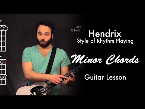 Hendrix Style of Rhythm Playing | Minor Chords