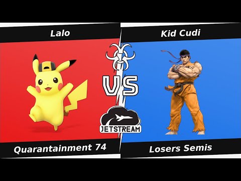 Quarantainment 74 Losers Semis - Lalo (Pikachu) Vs Kid Cudi (Ryu) - SSBU