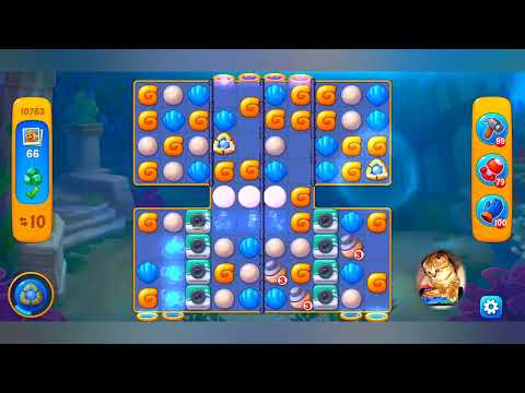 фишдом 2022  #  10763 уровень - прохождение без бустеров # Fishdom,   10763  level - no Boosters.