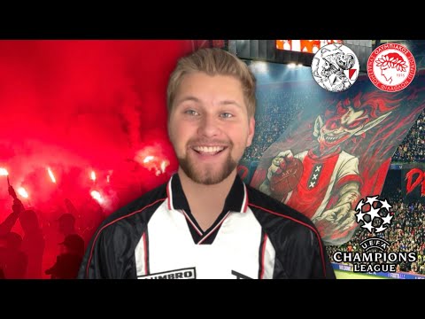 INSANE PYROS AND MULTIPLE TIFOS AS AJAX PLAY OLYMPIAKOS IN THE UCL!! Ajax - Olympiakos Matchday Vlog