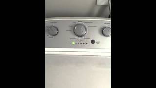 One Day Old Whirlpool HE Washing Machine-Perfect If You Like Nuclear Reactor Alert Sound!