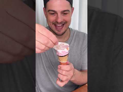 Do you LICK the ICE CREAM cover, or not?🍦😭😁♥️🔥| Eating ice cream| CHEFKOUDY