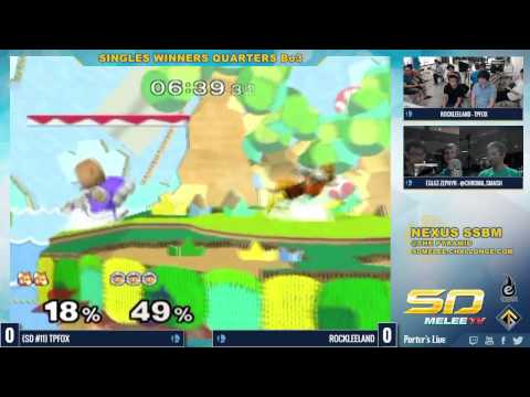 Nexus - TpFox (Fox) vs RockLeeland (IC) - SSBM Winners Quarters - Melee