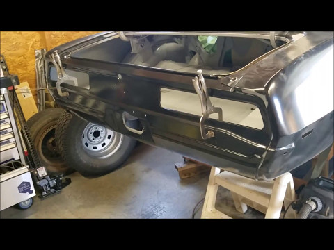 69 Camaro tail panel removal and install