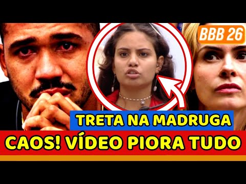 😱BBB26 DO CAOS! Matheus SURTA NA MADRUGADA, CHORA e VÍDEO PROVA O PIOR; Ana Paula AFRONTA SARAH