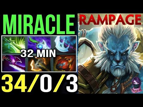 MIRACLE- ONE MAN ARMY RAMPAGE Phantom Lancer Highlights by Time 2 Dota #dota2