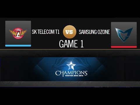 SK Telecom T1 K vs Samsung Ozone - Grand Final -   Game 1 - OGN Champions Winter 2013-2014