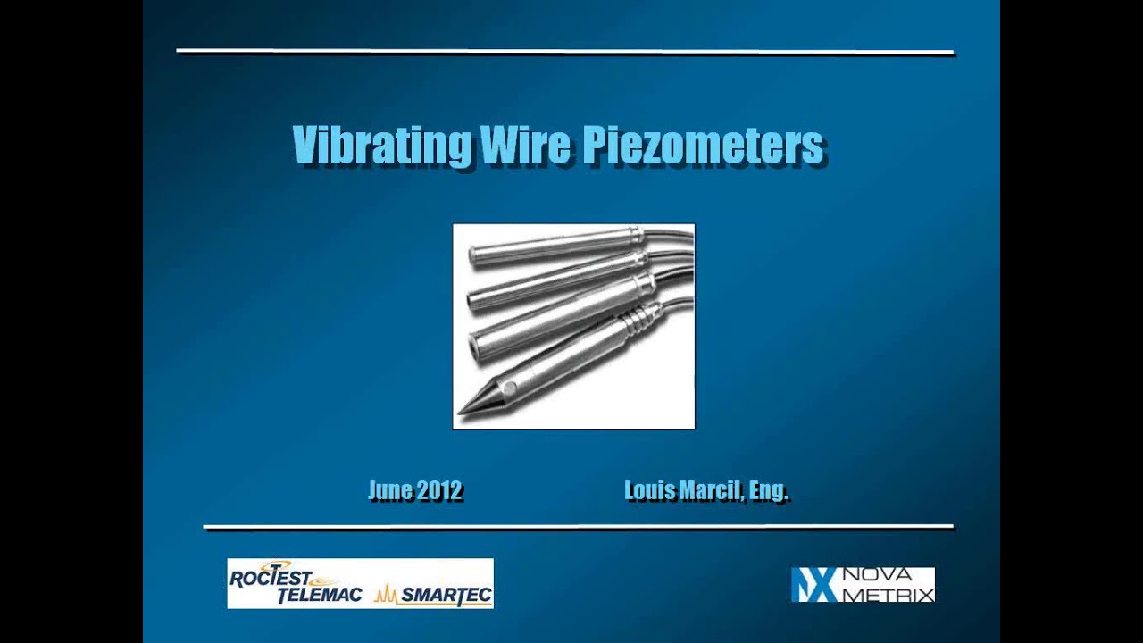 Roctest Webinar – Vibrating Wire Piezometers