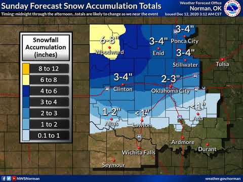 Morning Winter Weather Update - December 12 2020