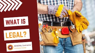 What Type of Work Can a Handyman Do Legally