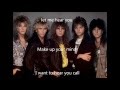 Europe Open Your Heart  Lyrics video