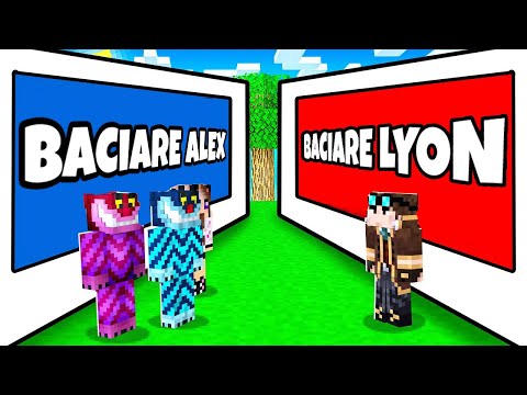 SCEGLI IL LATO CON PIÙ AMICI PER VINCERE SU MINECRAFT!!