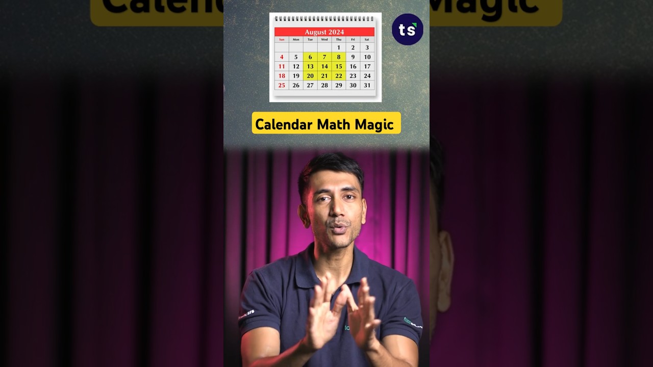Mind-Blowing Calendar Math Trick You NEED to Try! 🤯 #shorts #maths